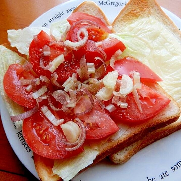 +香味野菜❤オリーブ油のホットサンド♪(チーズ他)